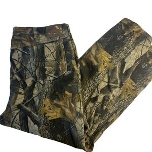 Vtg USA Wrangler Rugged Realtree Camo Pants Men 48x31 Outdoor‎ Hunting Camping